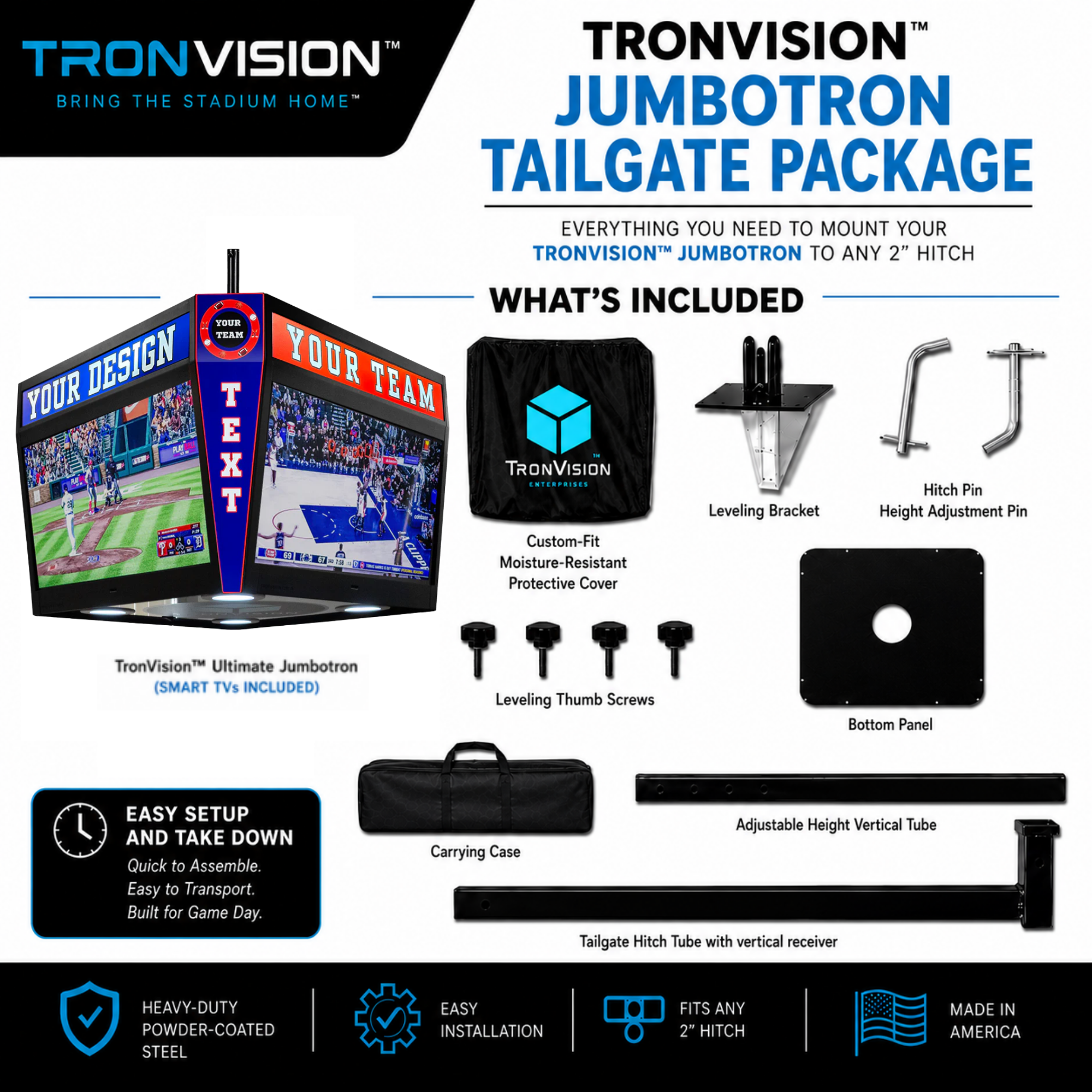 JumboTron - Tailgate Package (TVs Included)