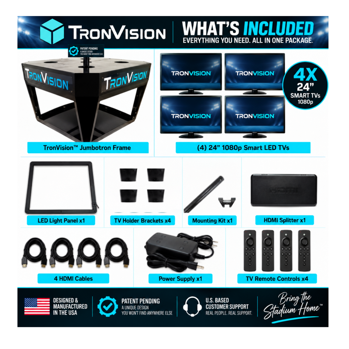 JumboTron - Standard Package (TVs Included)