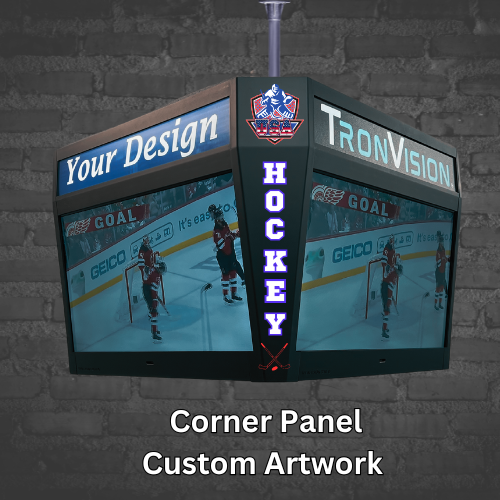 Hockey TronVision, Digital hockey display, Interactive sports graphics, Hockey arena display, hockey graphics,mancave, hockey, Sports entertainment