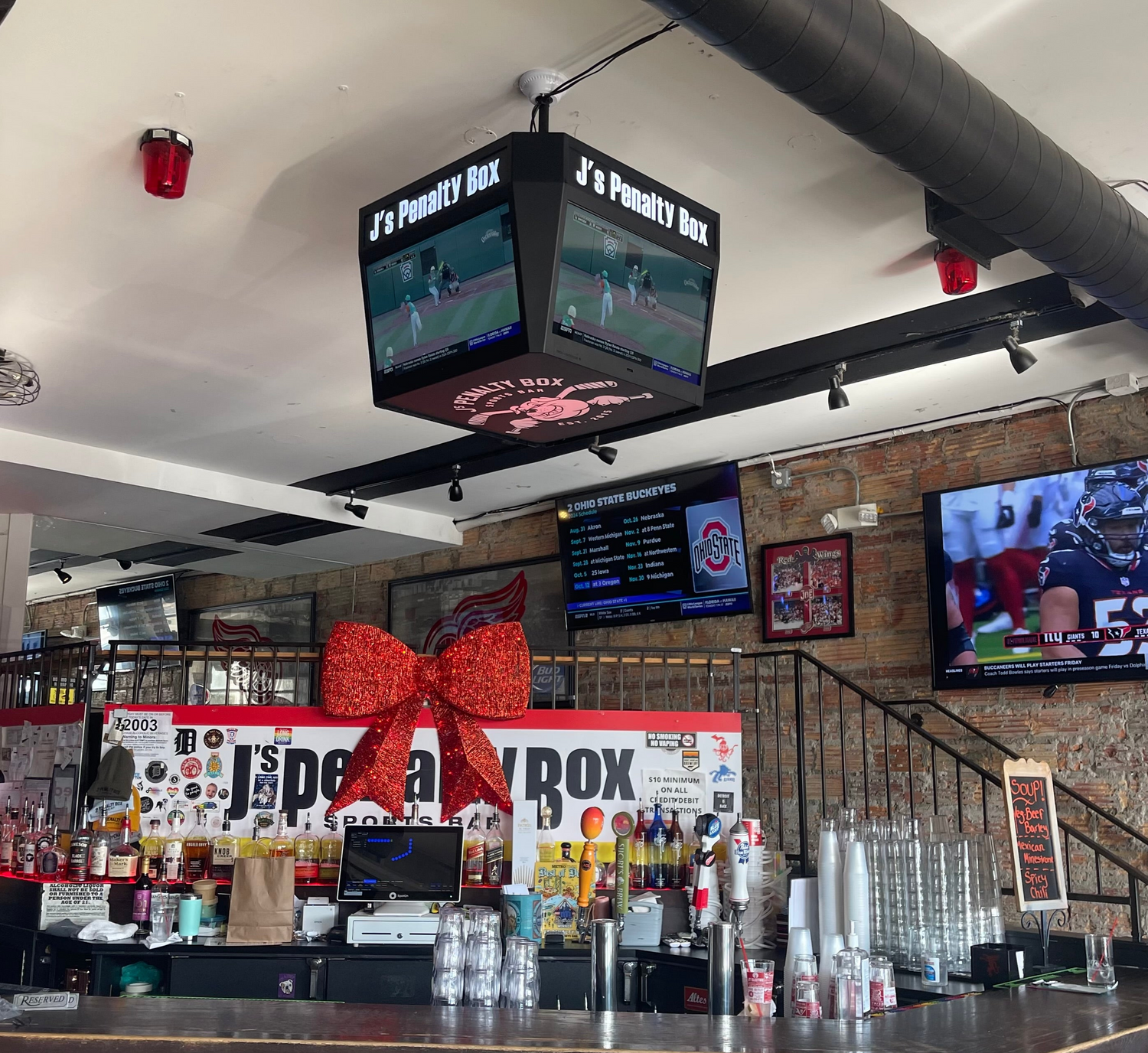 TronVison is ideal for sports bars and restaurants as it enhances viewing with close-up action, keeps patrons engaged with real-time scores, and boosts atmosphere akin to a sports arena. It also supports promotions and customizable content, catering to diverse interests and elevating the customer experience overall.

