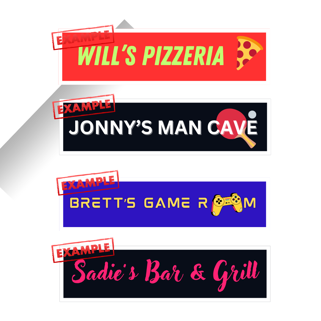 Custom Sign Side Panels (4) - TronVision Enterprises 